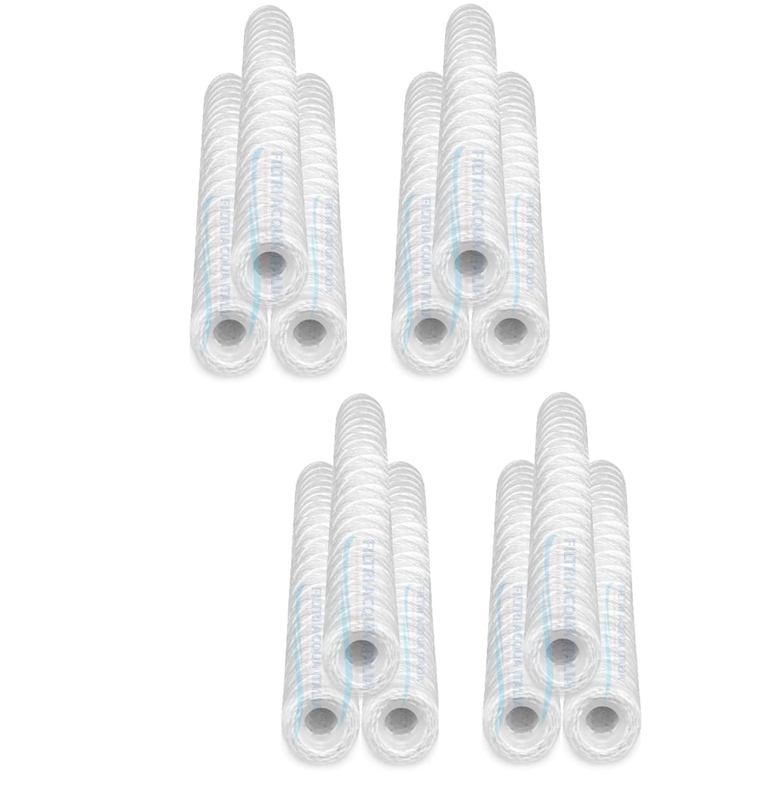 Cartuccia Filo Avvolto 20 Pollici Micron 10 Set 12 Pezzi