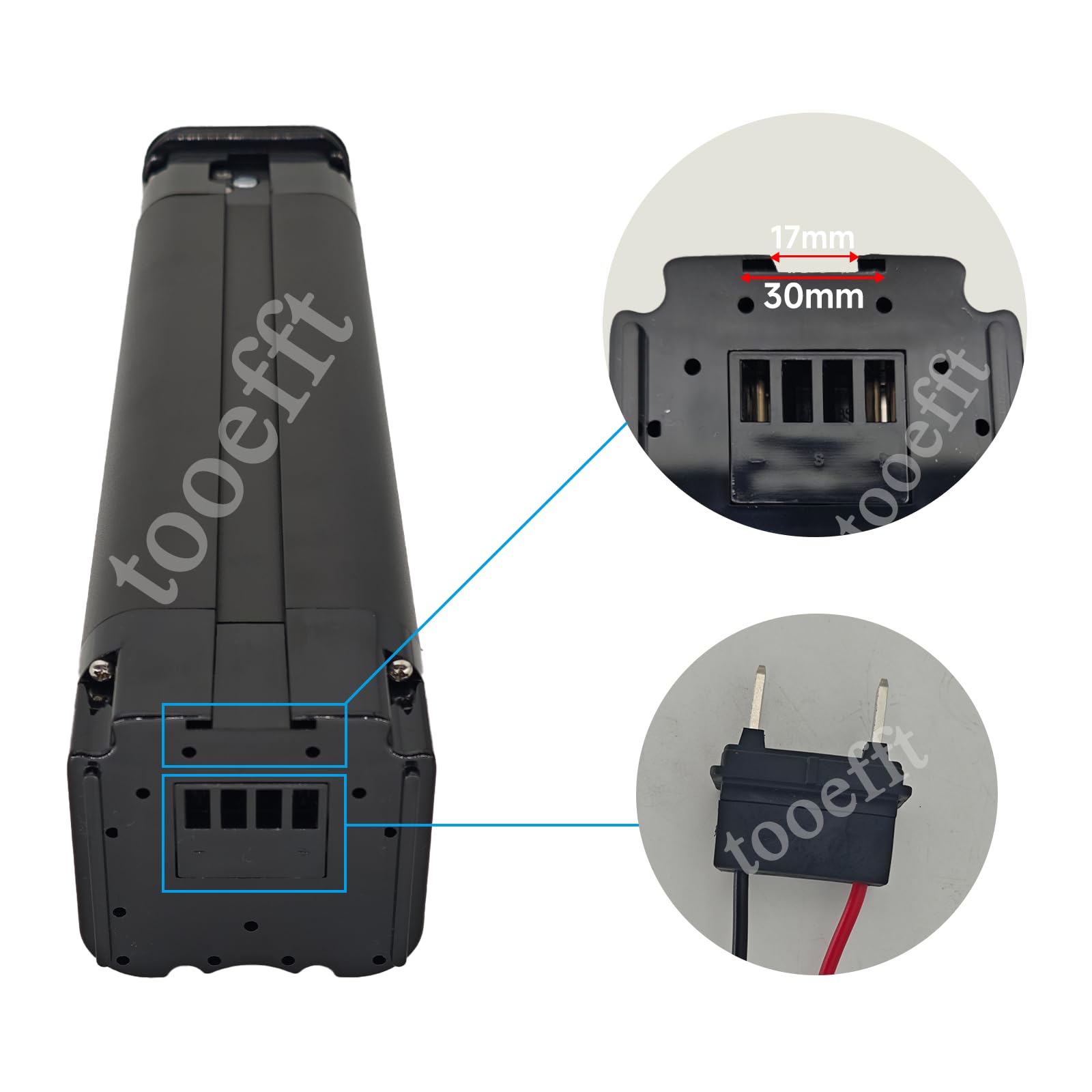 Ersatz-Akku 36V 10.4Ah 17.5Ah Lithium-Ionen-Batterien für TELEFUNKEN Multitalent ZÜNDAPP Z510 Z517 Green 2.7 Green 3.7