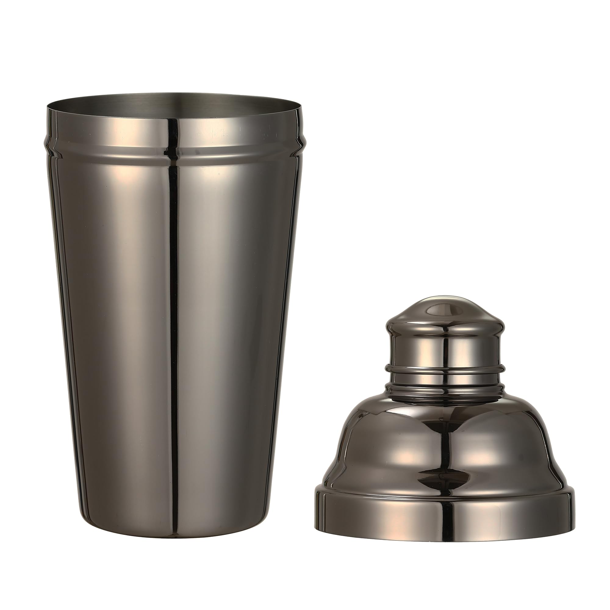 Coctelera de Acero Inoxidable/Vidrio Coctelera Extra Grande De Acero Inoxidable 304 60 Oz Y 1,8 L(1.8L Silver)