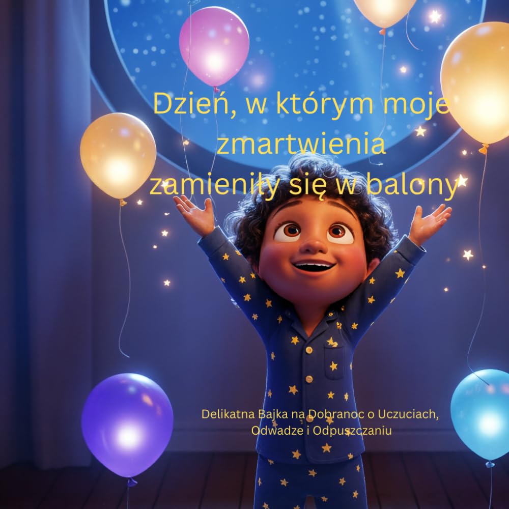 Dzień, w którym moje zmartwienia zamieniły się w balony: Delikatna Bajka na Dobranoc o Uczuciach, Odwadze i Odpuszczaniu