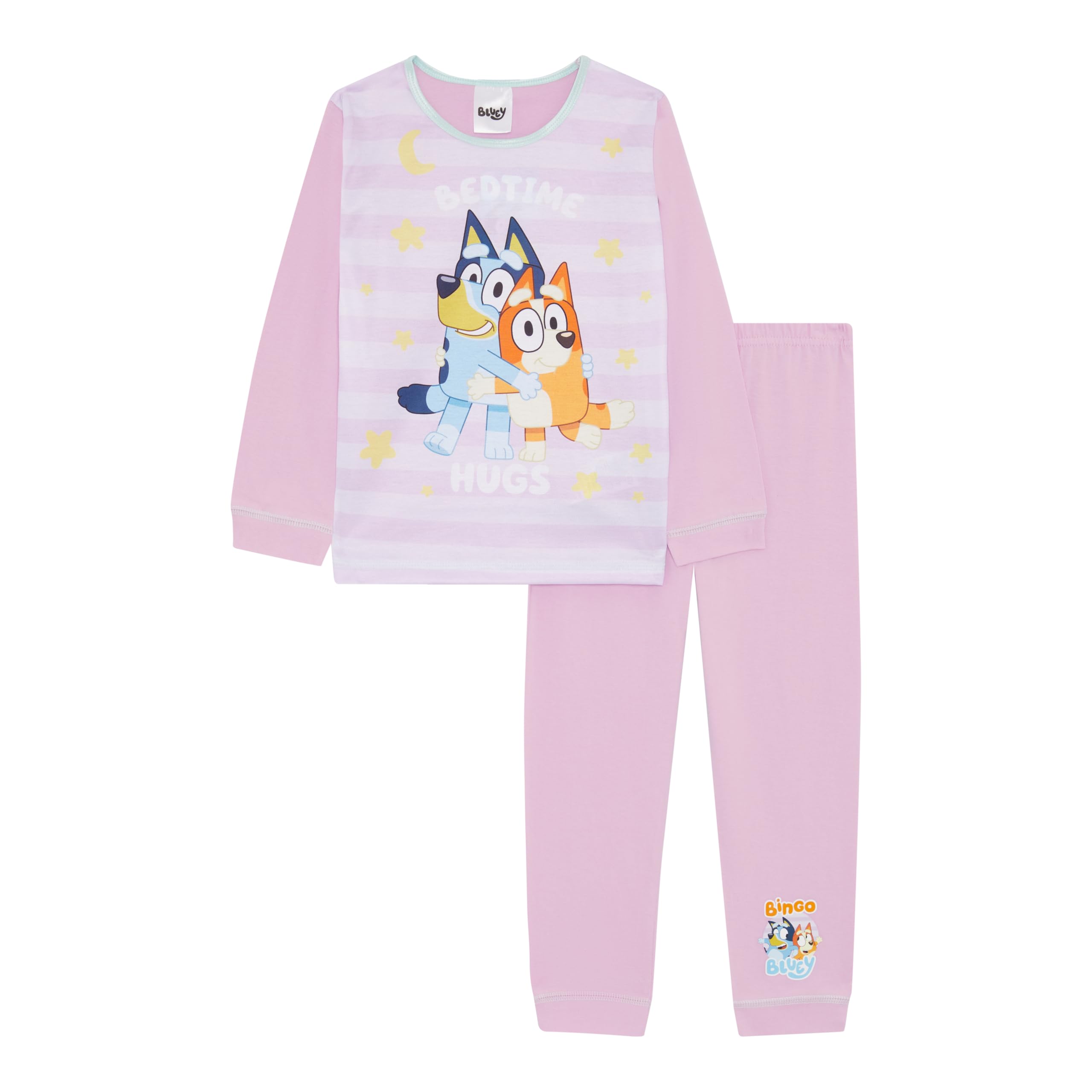 Girl’s Pyjama Nightwear Set “Bedtime Hugs”, Multicoloured, Age 18 Months - 5 Years