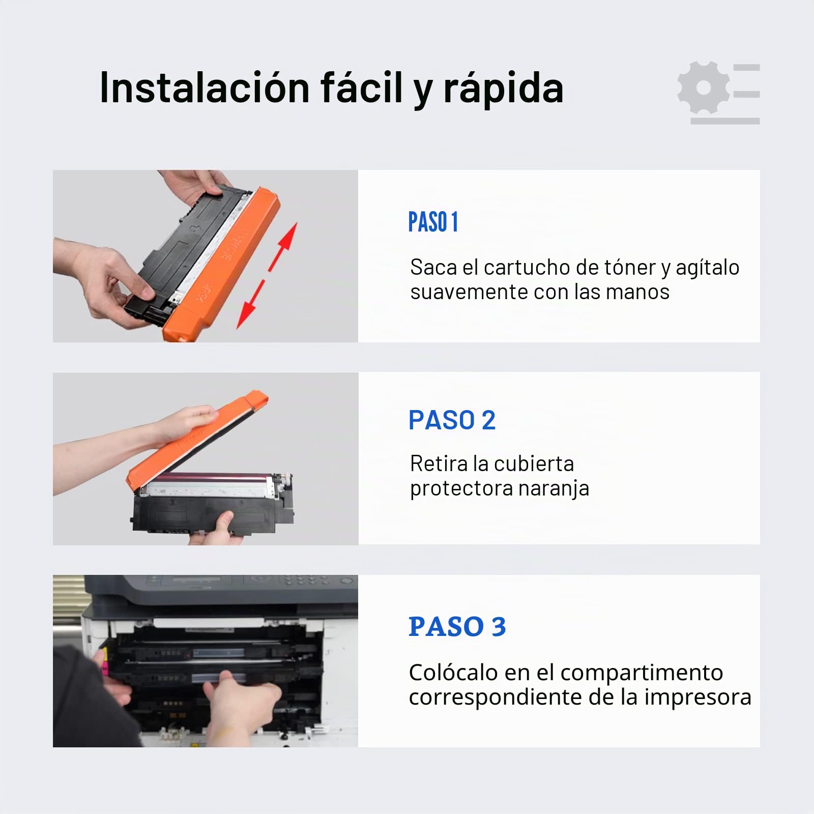 myCartridge 117A Toner (con Chip) Sostituzione di Tóner HP 117A Compatible de HP Color Laser MFP-178NW MFP-179FNW 150NW 150A (Negro/Amarillo/Cian/Magenta)