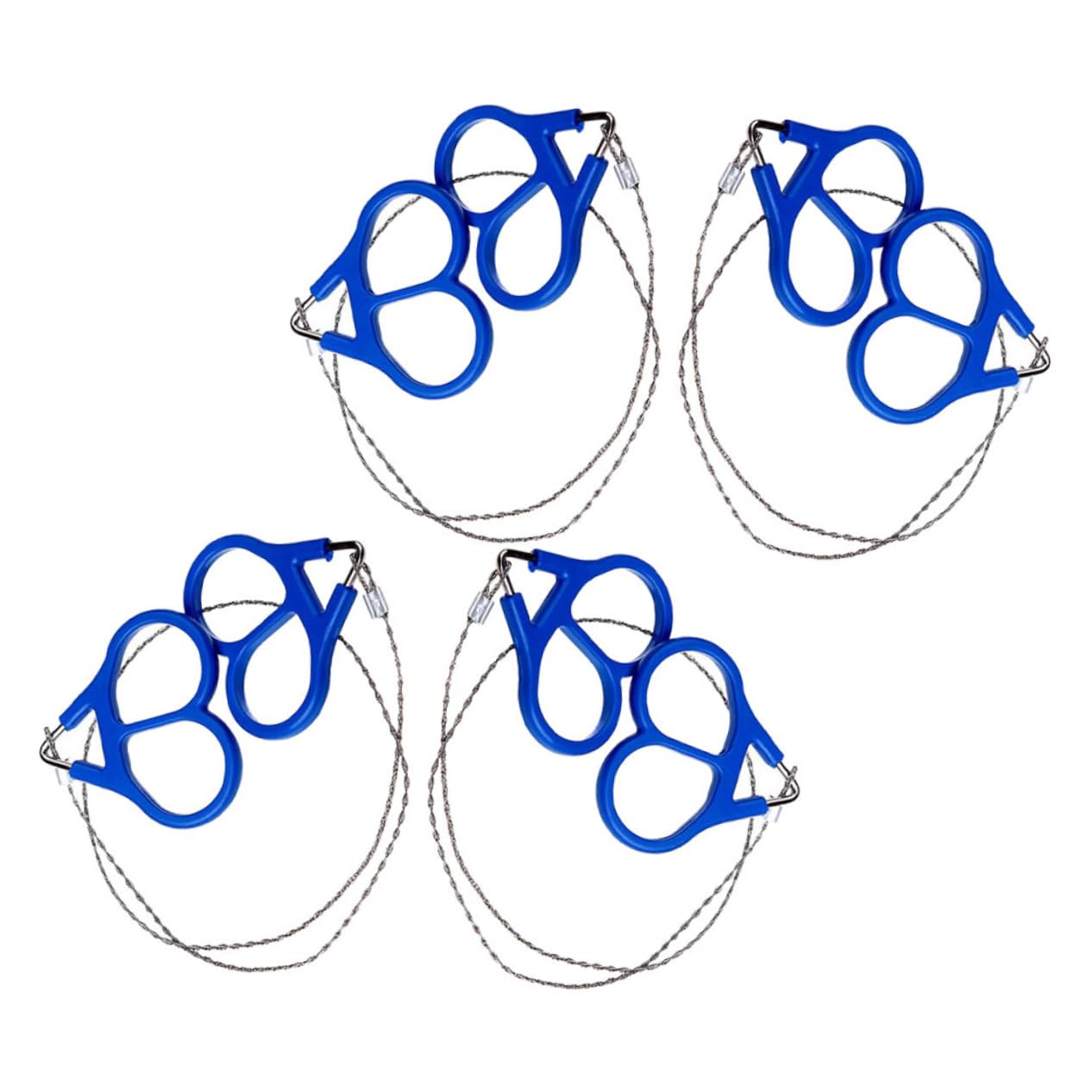 TOYANDONA 4pcs Wire Saws for Outdoor Survival Portable Pocket Chainsaw Strong Cutting Ability Flexible Design for Trees and Emergency Use