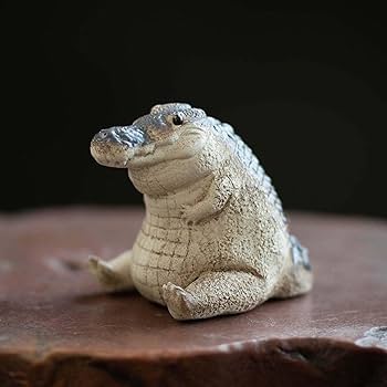 Amazon.co.jp: ワニの置物 かわいい インテリア雑貨 店舗装飾 鰐