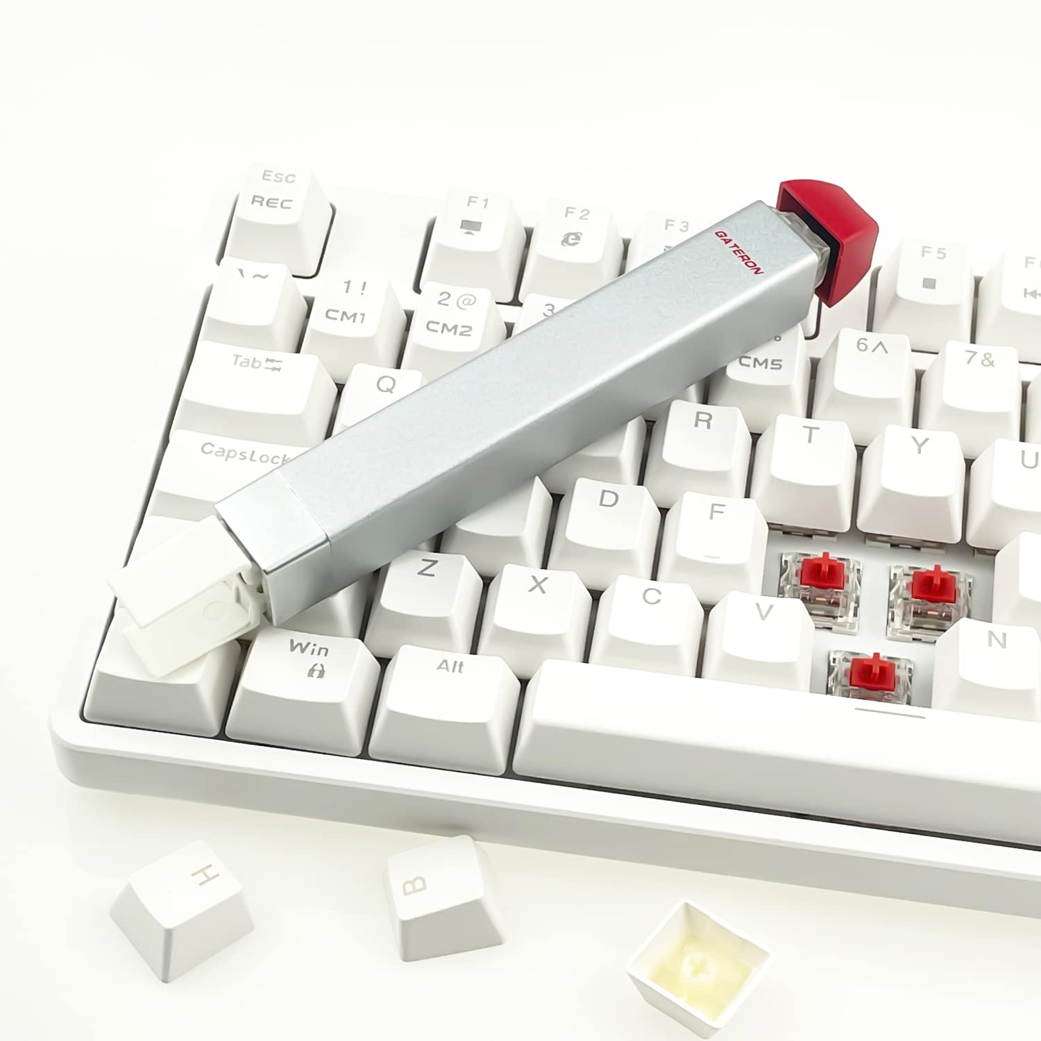 Kutethy Gateron Keycap Puller V2 – Werkzeug Zum Abziehen Von Keycaps Bei Mechanischen Tastaturen (schwarz)