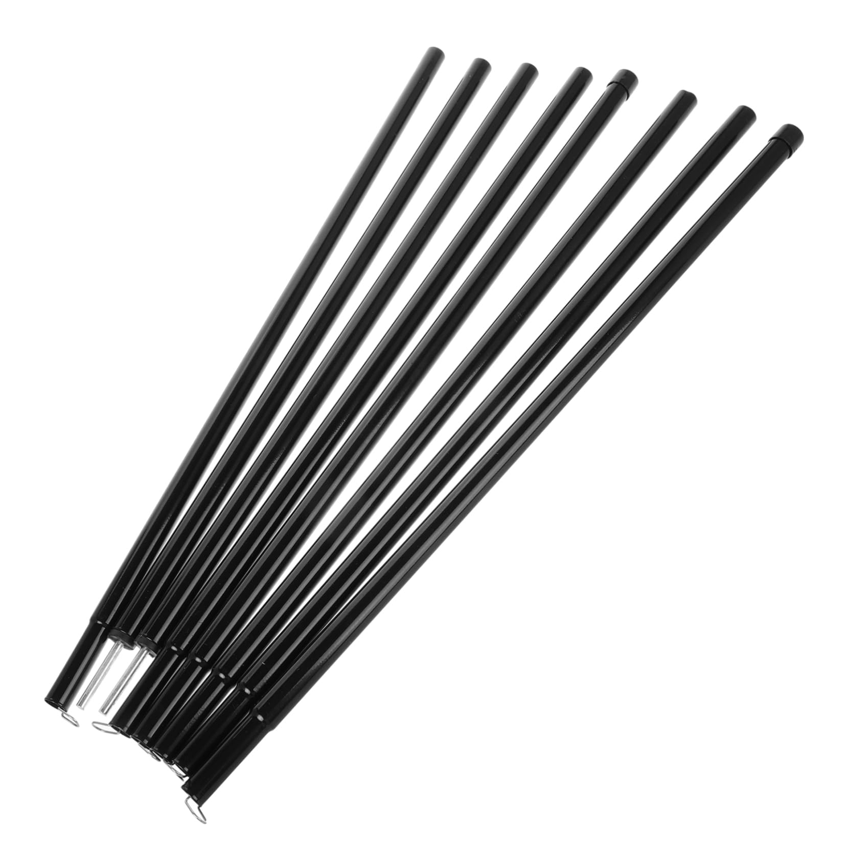 Postes De Tienda Metros Negro Kit De Varillas De Repuesto para Carpas Postes para Soporte para Carpas Accesorios para Camping