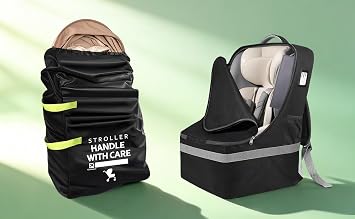 Guiseapue Stroller Bag for Airplane & Padded Car Seat Travel Bag For Airplane