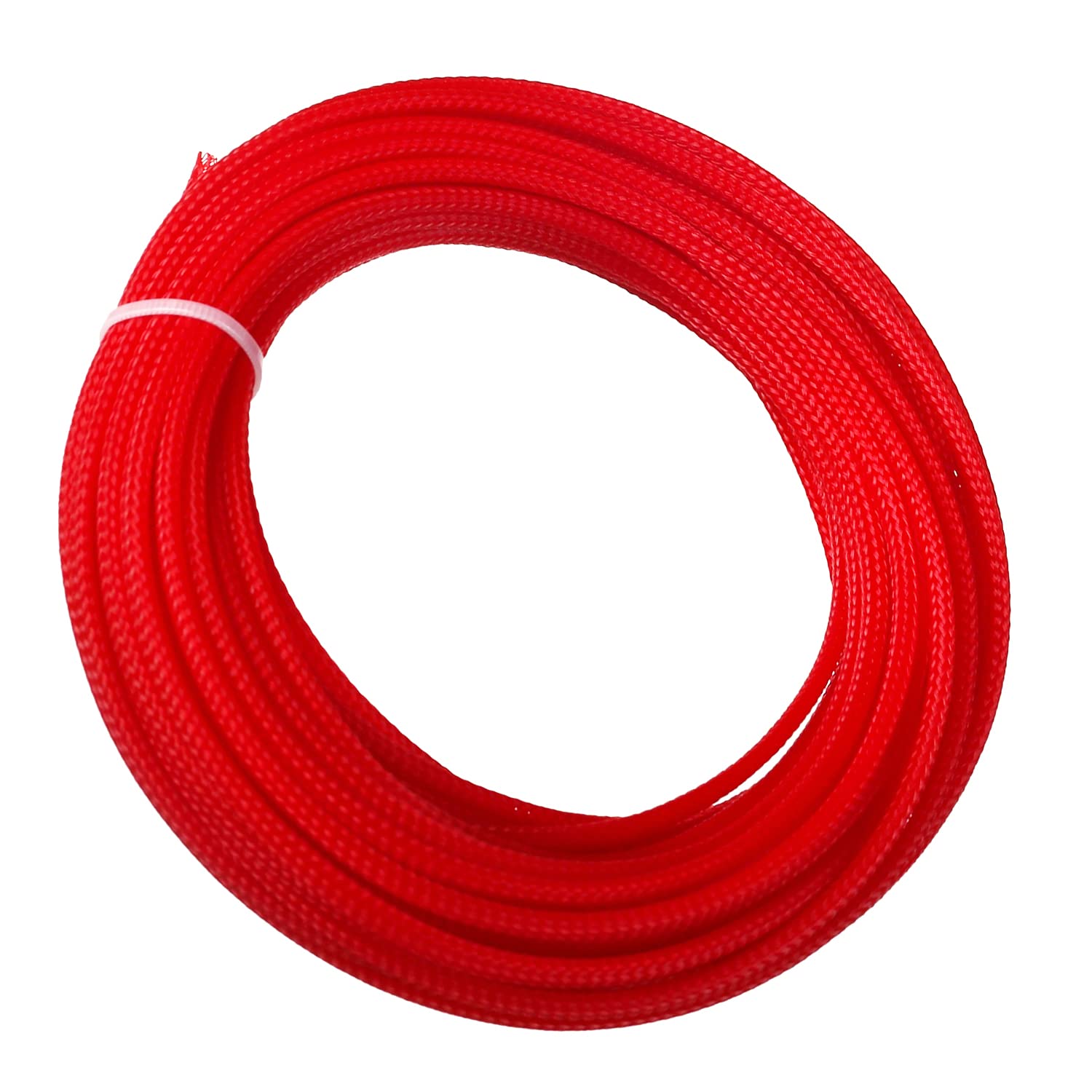 Manicotto intrecciato estensibile da 10 m x 25 mm bianco