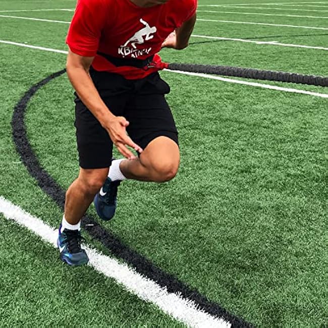 Kbands Speed Reactive Stretch Cord - Adjustable Belt, Anchor Strap, Dual Resistance Cord, Overspeed Accelerator, Vertical FX