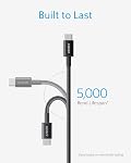 Anker USB C to USB C Cable (10FT, 2Pack), Type-C 100W Charger Cord Fast Charging for iPhone 17/16 Series,MacBook Pro 2020,Pixel and More(USB 2.0,Black)
