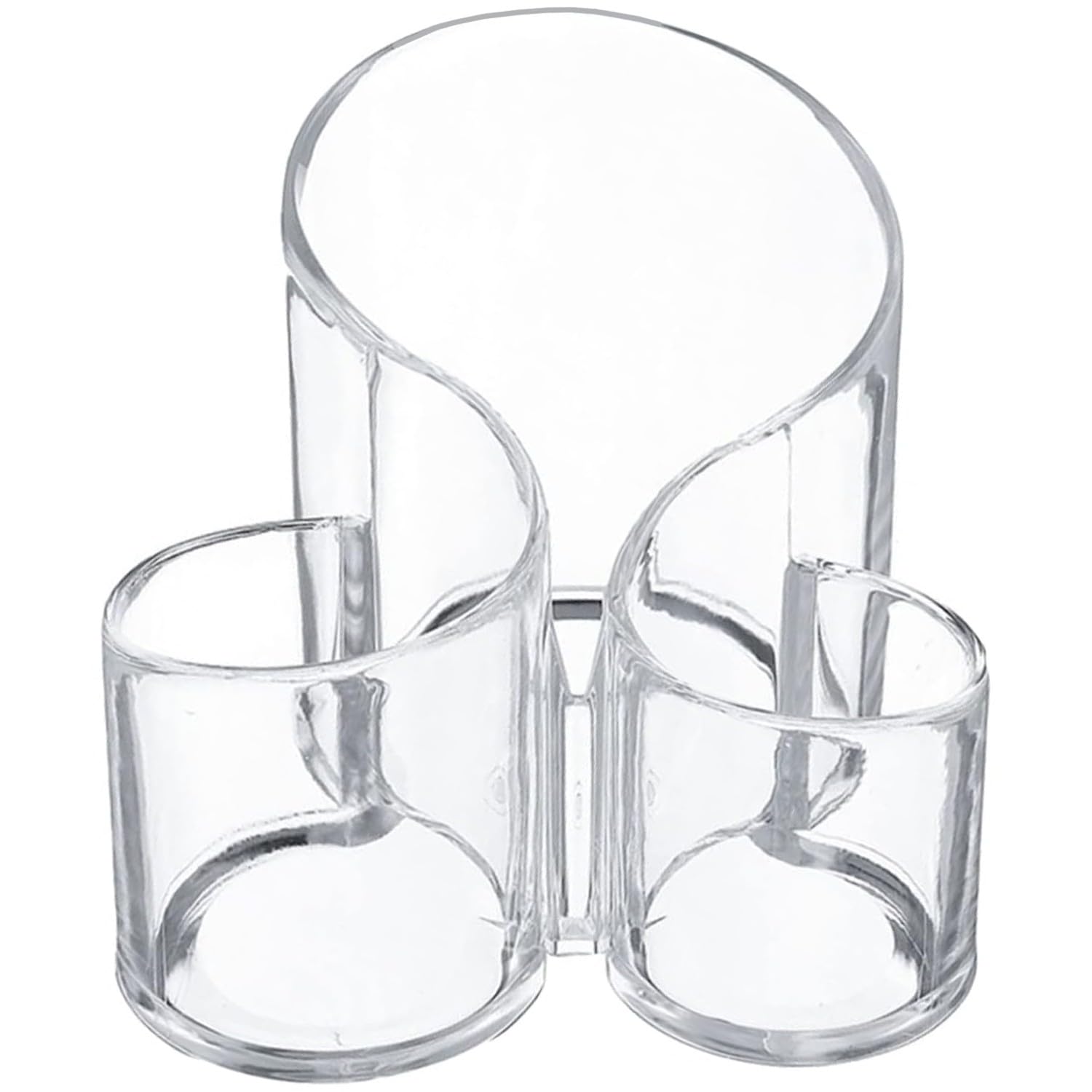 Organisateur acrylique pour cosmétiques boîte rangement maquillage 3 bacs