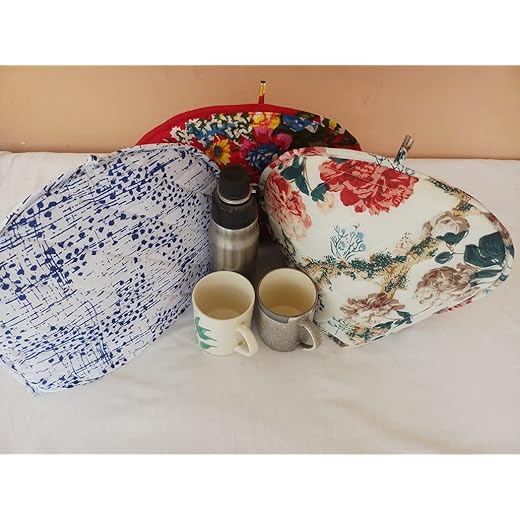 Combo Set of 2 PsFashionmart Mandala Tea Cozy Cover Blue Pat