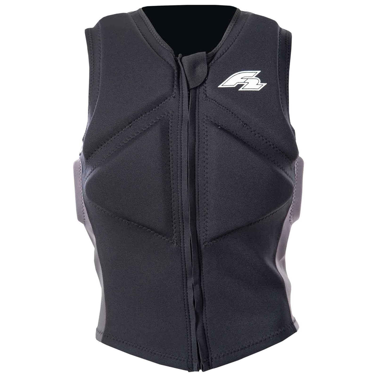 F2 Herren Prallschutz Weste Kite & Surf Weste S-XXL Größe wählbar Schwarz