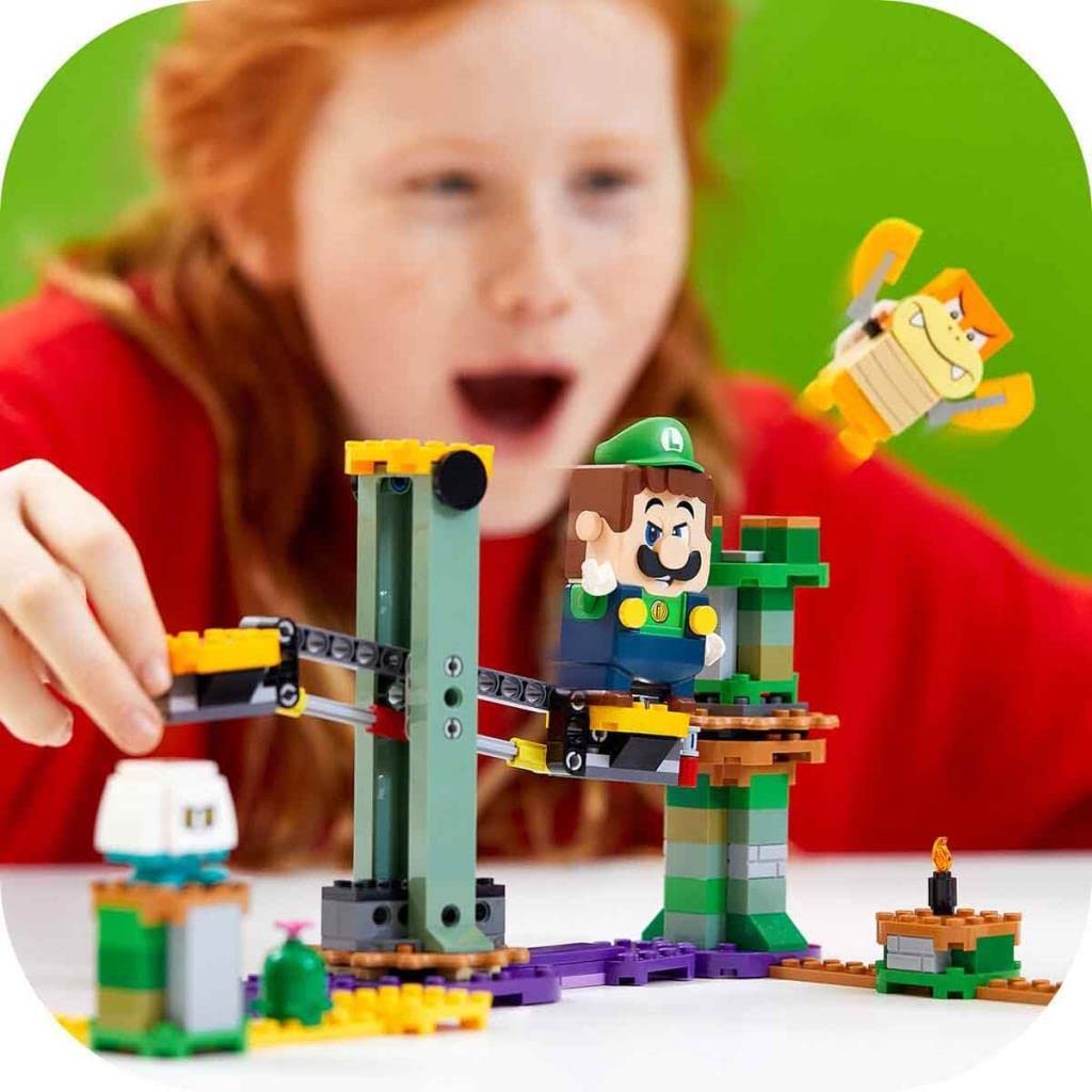 LEGO Super Mario 71387 Przygody z Luigim — zestaw startowy; kreatywna kolekcjonerska zabawka dla dzieci (280 elementów)