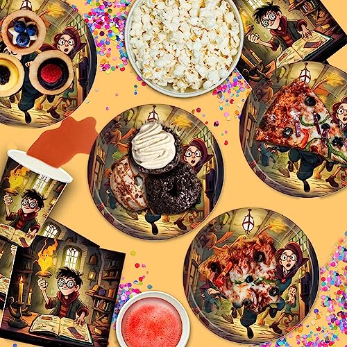 PIUMOJ Stoviglie per Feste Harry, Set Stoviglie