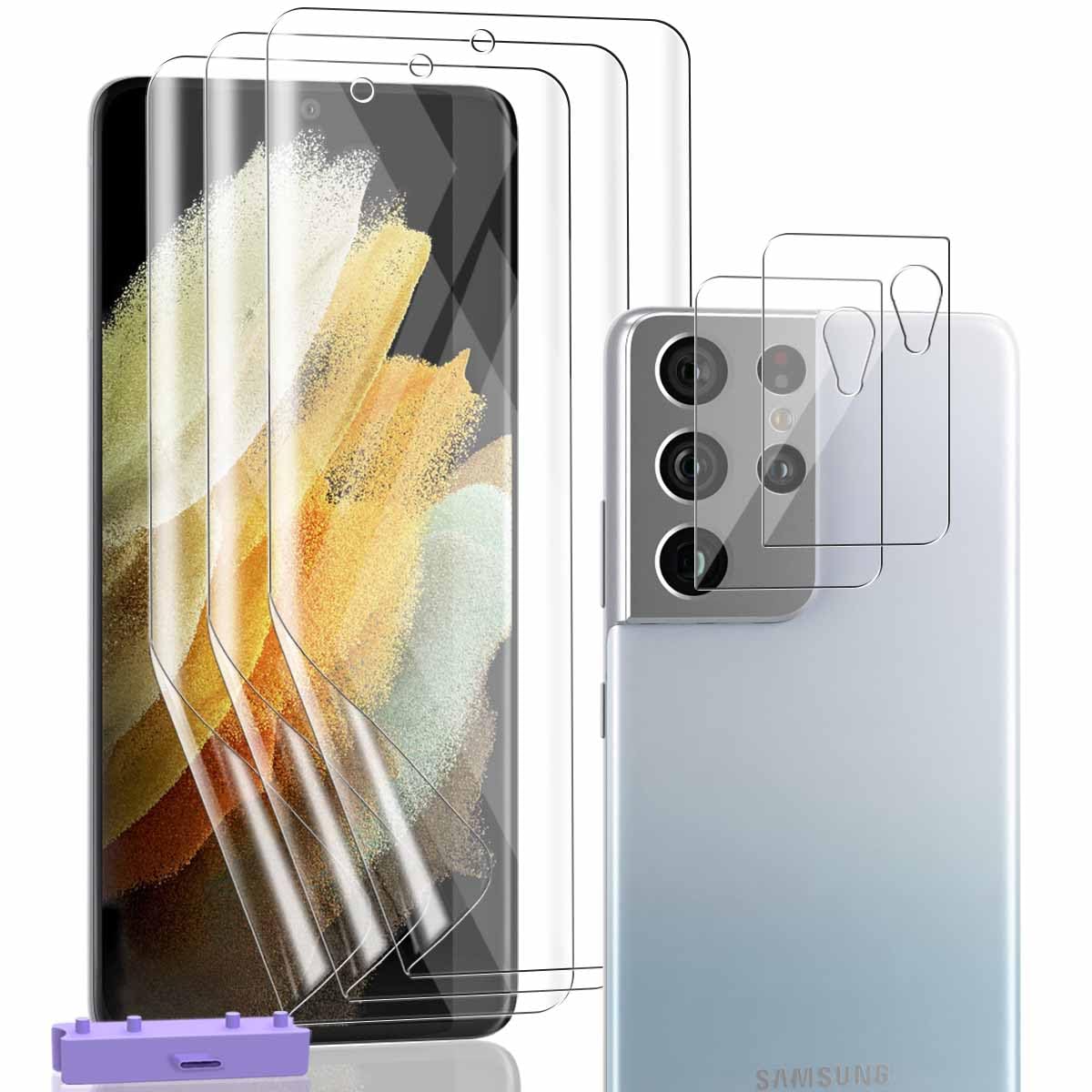 Panzer Glas Schutzfolie Für OPPO Find X3 Pro – 2x Display + 2x Kameraschutz, 9H Härte, Kratzfest