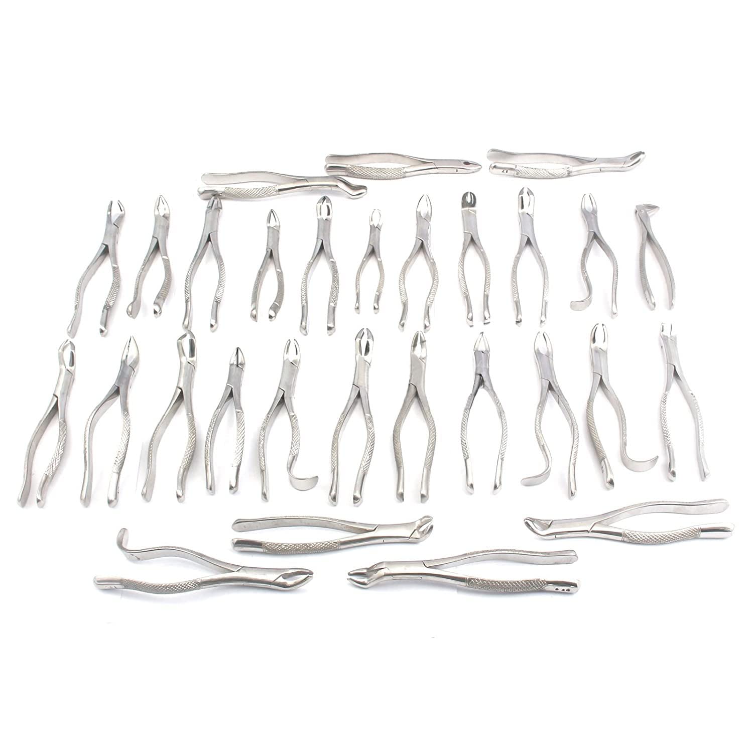 25 New EXTRACTING Forceps Extraction Dental Instruments