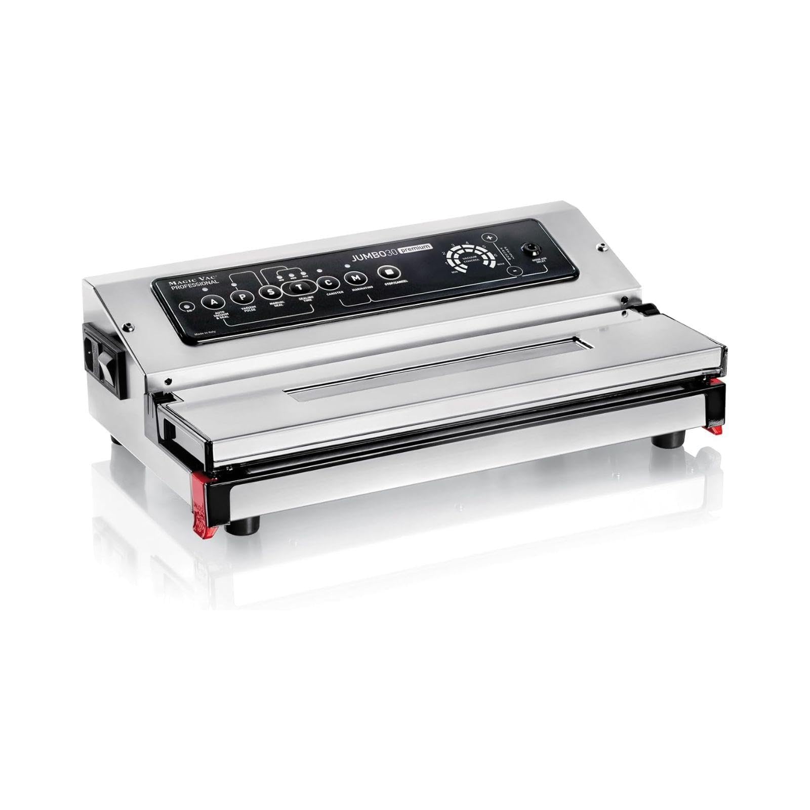 Magic Vac Jumbo 30 Premium macchina per sottovuoto -0,83 mbar Nero, Acciaio inox (V792PK1)