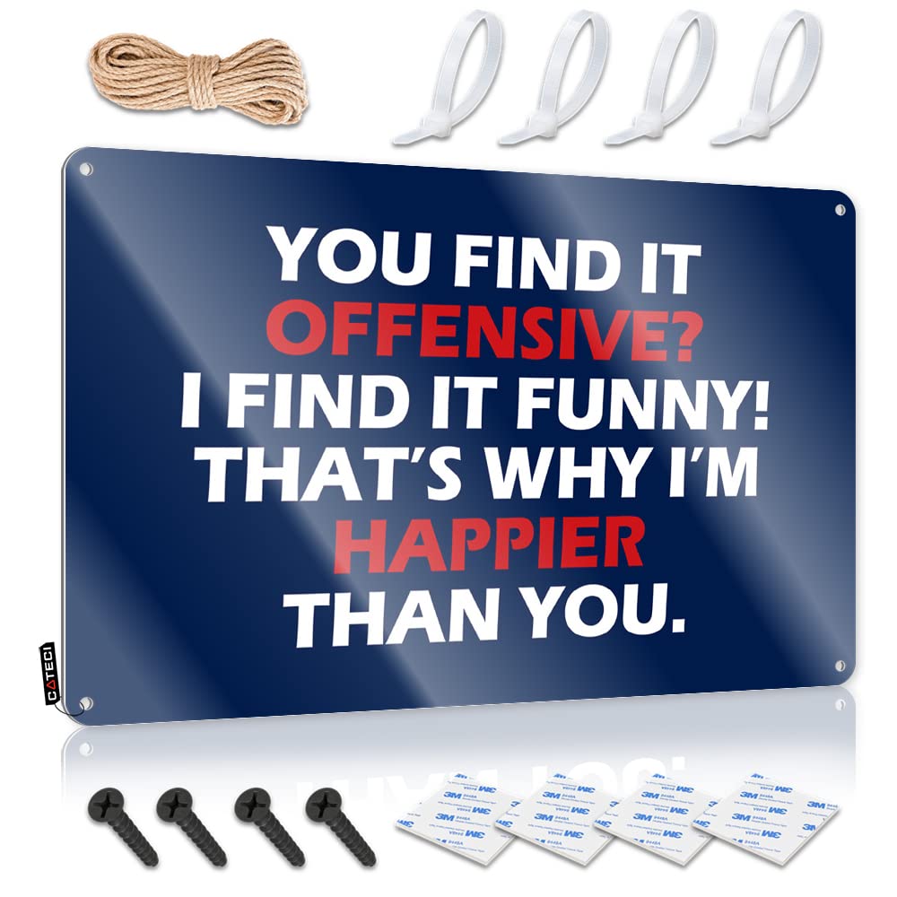Whiskey Signs For Home Bar You Find It Offensive I It Tin Sign Pool Signs And Decor Outdoor Cheers Tin Sign(30X40CM)