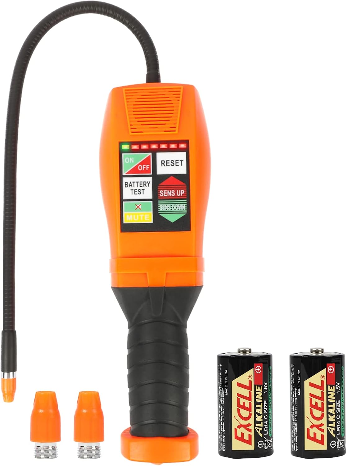 OUFKAR Refrigerant Leak Detector, 0.1 oz/yr Freon Leak Detector R134A R410A R22 SF6