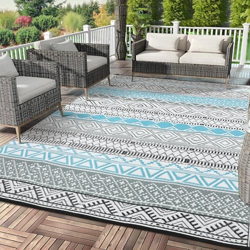 GAOMON Outdoor Rug 9'x12' Waterproof Rug for Patio...