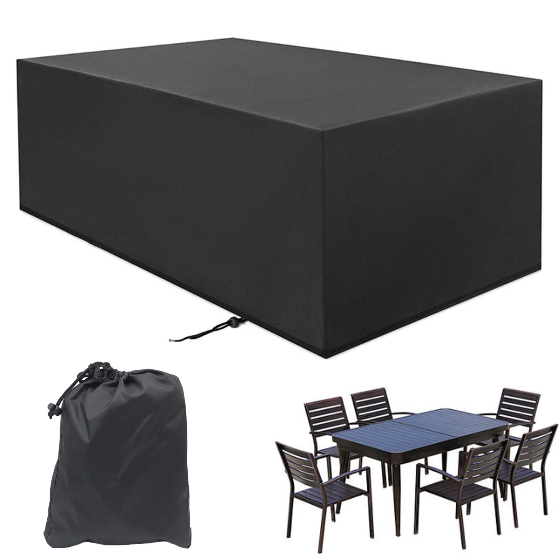 Housse salon de jardin imperméable bâche table chaise extérieure