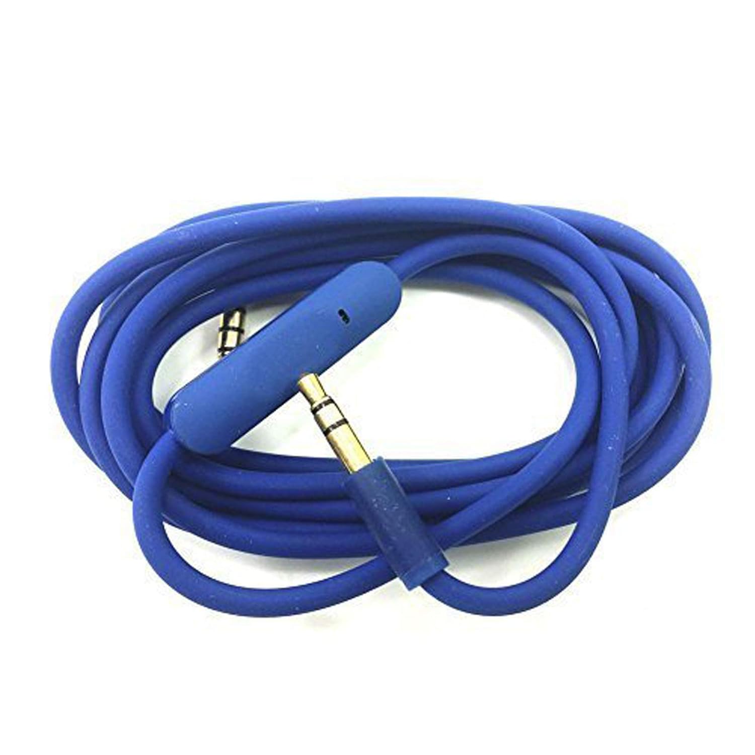 SINDERY Solo 3 Cable Replacement Studio 3 Wire Parts Microphone Cord Compatible with Solo3/Solo 2/Studio3/Studio 2/Solo Pro/Mixr/Solo HD/Executive/Pill Wireless Over Ear Headphones (Blue)