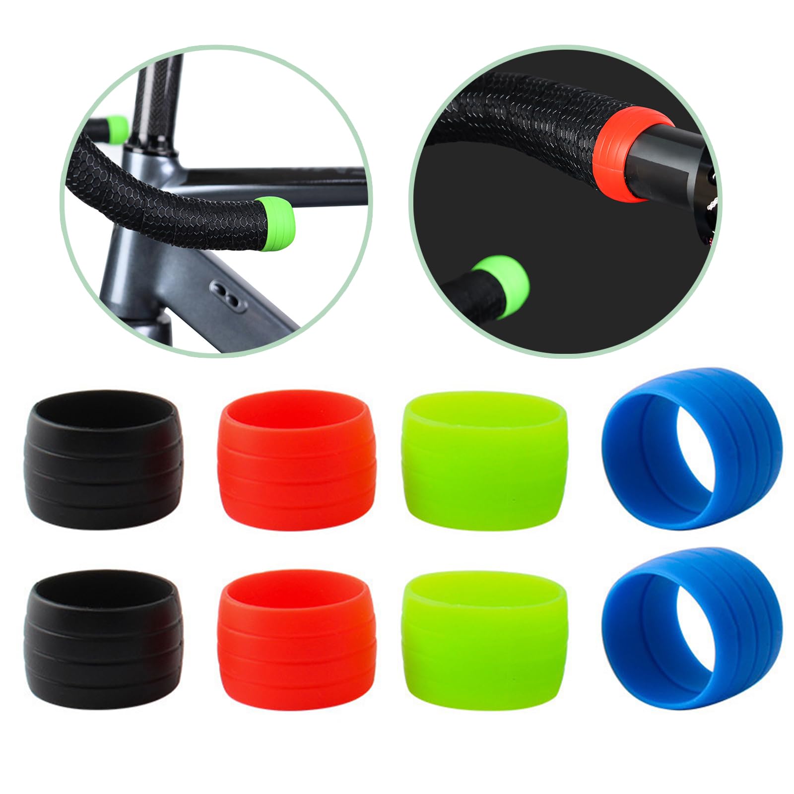 Uqezagpa 2pcs Fahrräder Lenkerband Befestigen Ringe Road Bike Sport & Freizeit