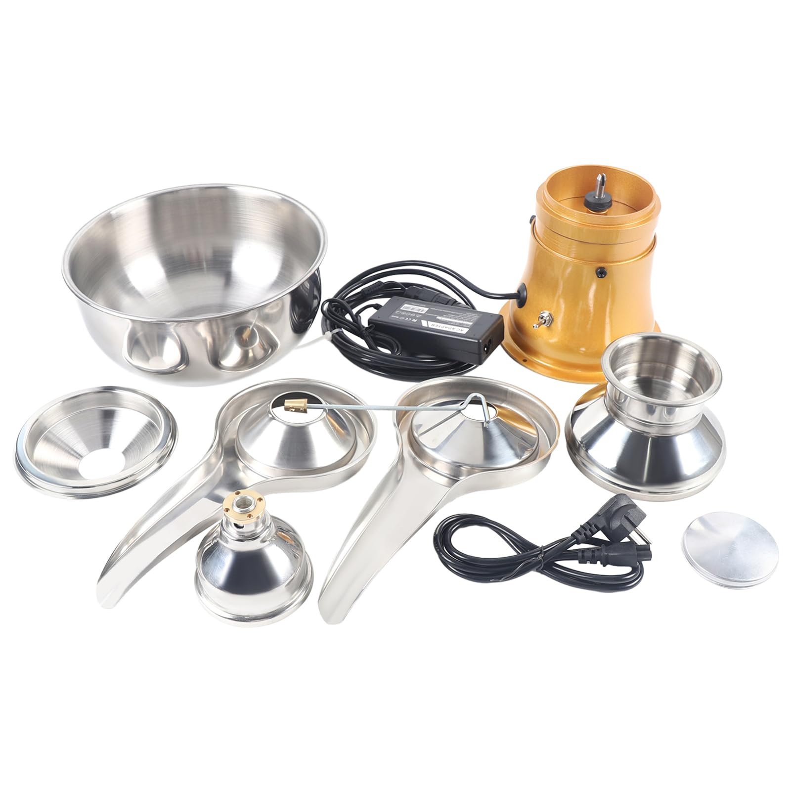 Centrifugeuse à lait électrique, séparateur de lait de 5 l, séparateur centrifuge 30 W, 9800-11000 tr/min, 50 l/h, consistance réglable, séparateur de crème de lait pour lait de vache, lait de chèvre