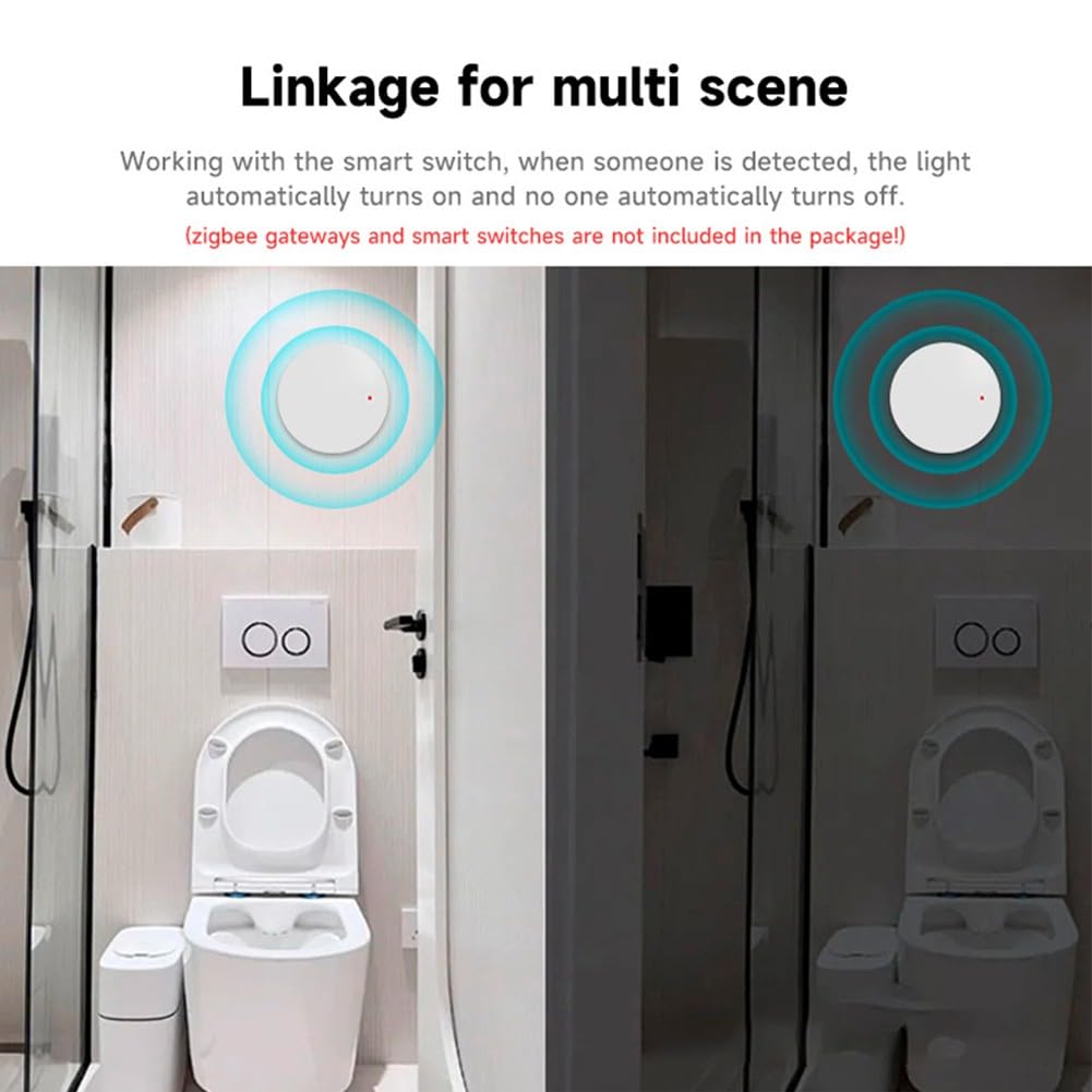 Sensor de Presencia Humana para Tuya Wifi/Zigbee - Detector de Alta Precisión de Movimiento (Wifi)