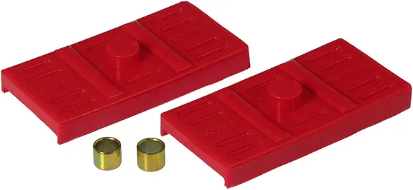 Prothane 7-1705 Red Rear Lower Mono Leaf Spring Pad Kit