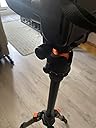 Strong tripod with heavy duty material, plus a lot of adjustable features.