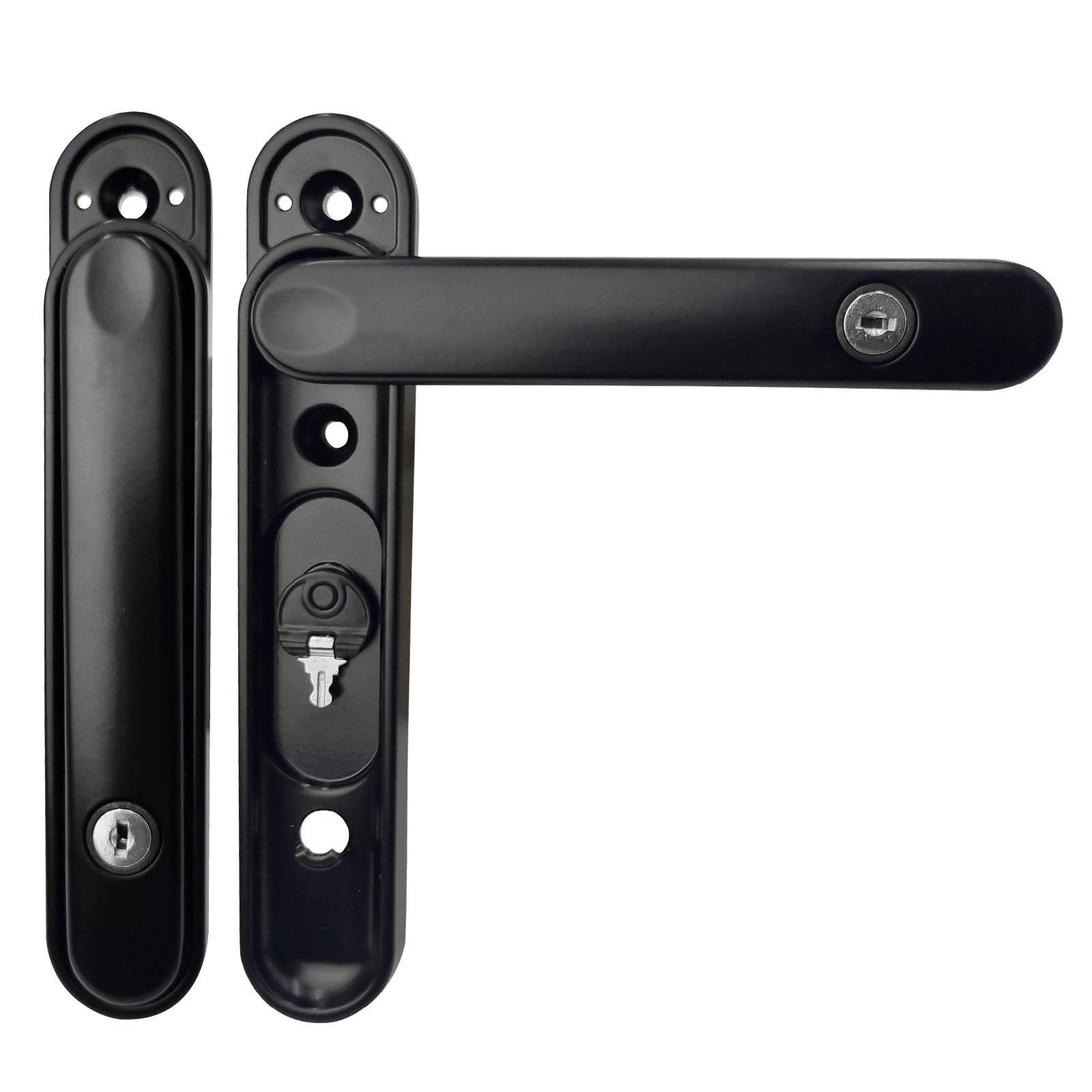 greenteQ Clearline CentreFold Intermediate Bifold Patio Door Handle (Single) - Black