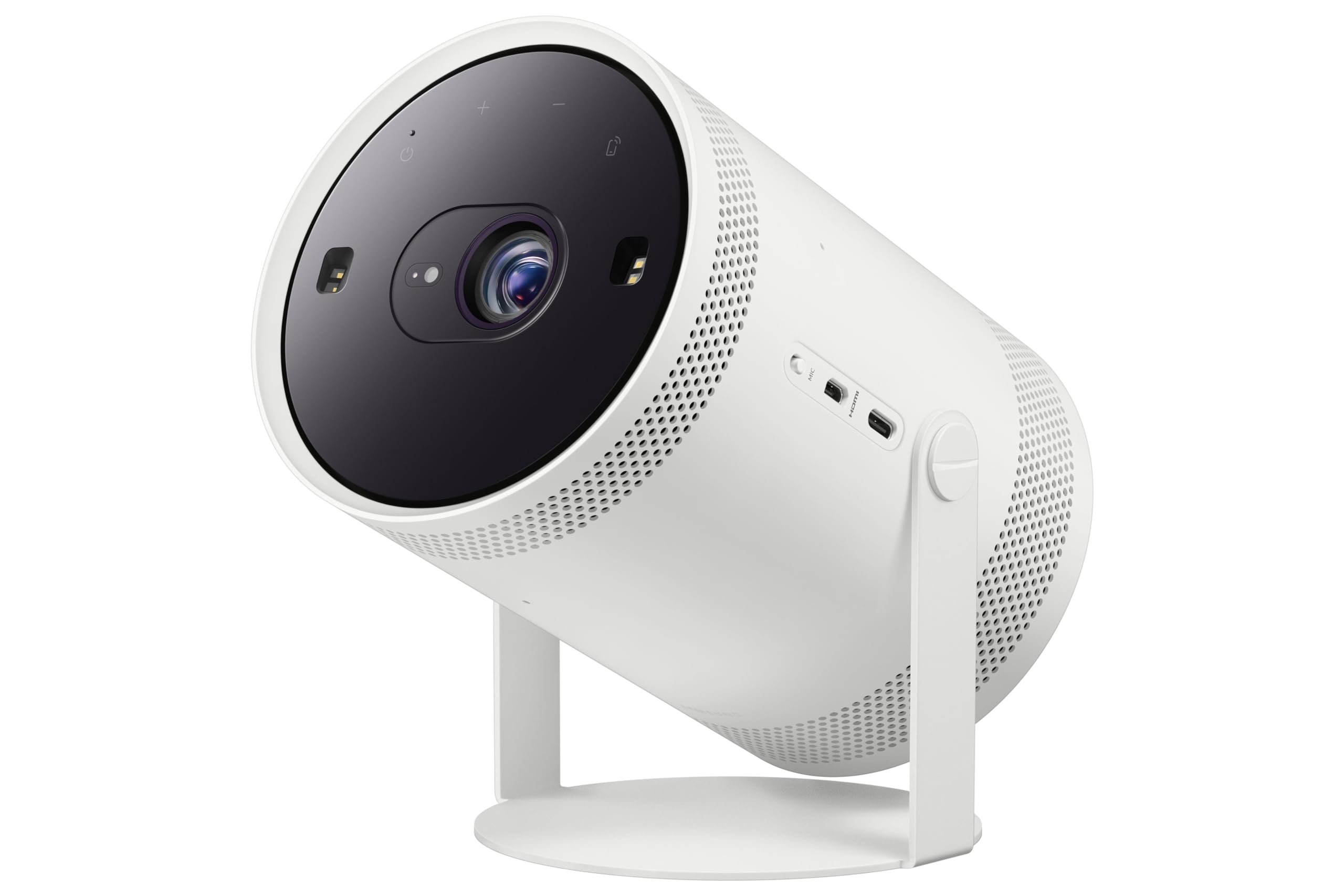Samsung The Freestyle 2nd Gen Portable Compact Smart LED Projector with in-Built OTT Apps (SP-LFF3CLAXXXL, HDR 10+, Wi-Fi, Premium 360° Sound, All Round Design, Instant Setup, White)-image-3