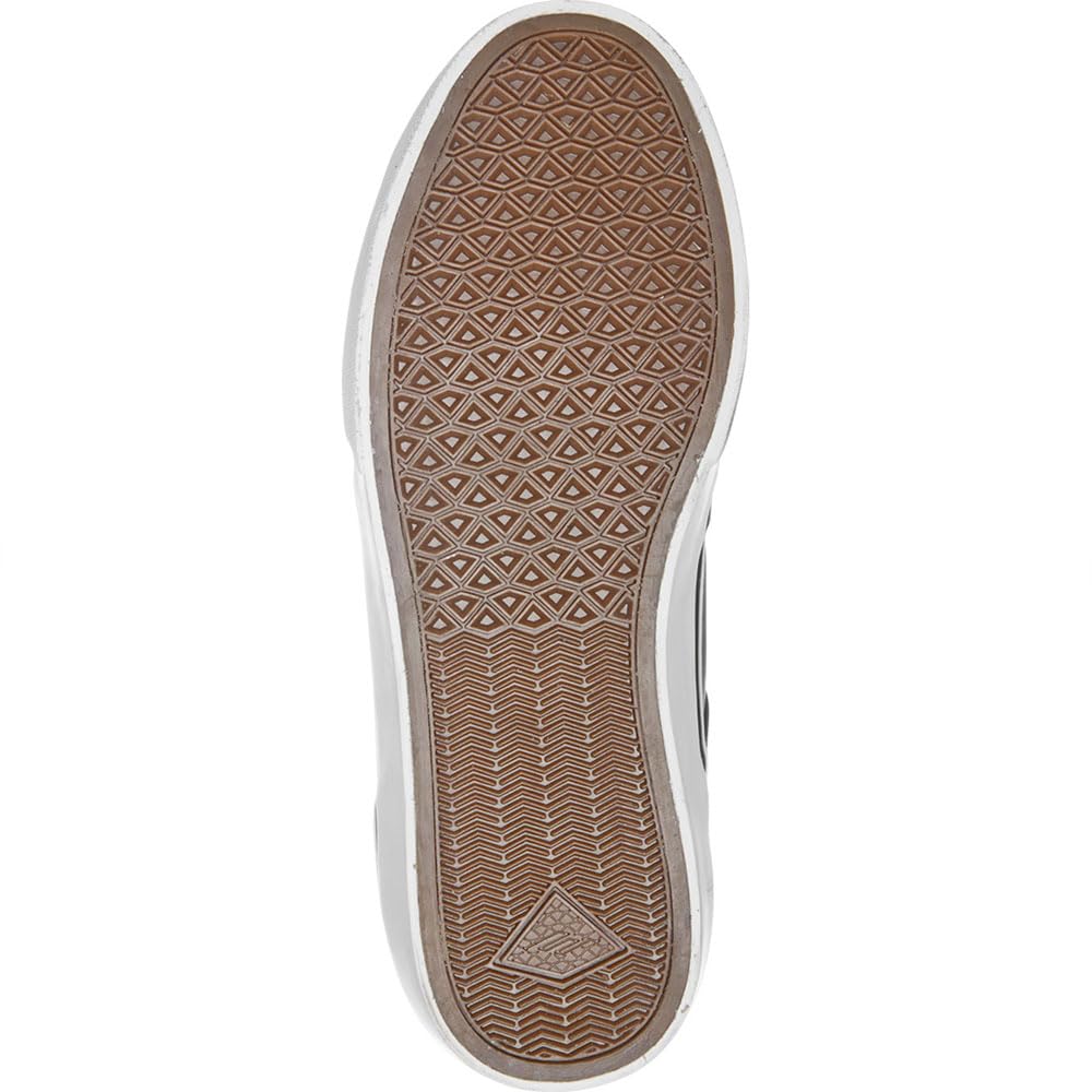 Emerica Men's Hoban Skate Shoe, Black/White/Gold, 12