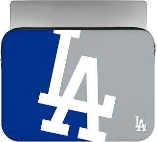 FOCO MLB Official 15" Inch Colorblock Primary Logo Zipper Laptop Computer Sleeve Case Bag
