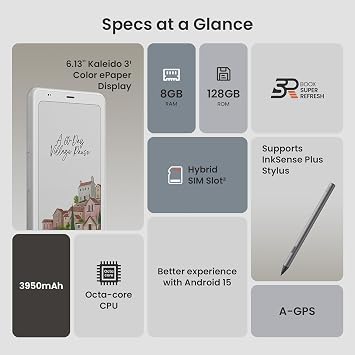 قارة الكتب الكترونية BOOX Palma2 Pro Mobile ePaper 8G 128G 150PPI في وسعد الالوان العابيد