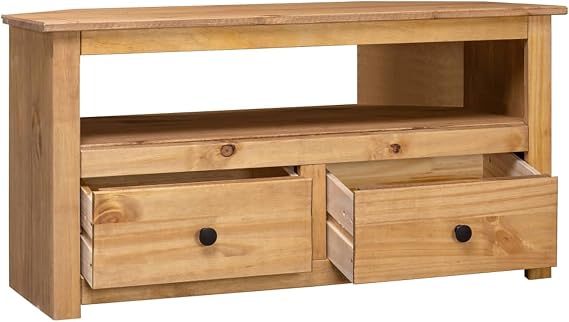 Corner TV Cabinet 93x49x49 cm Solid Pine Panama Range, Tv Unit, Tv Stand Cabinet, Living Room Furniture, Sideboards For Living Room, Tv Table, Tv Stand - 282685