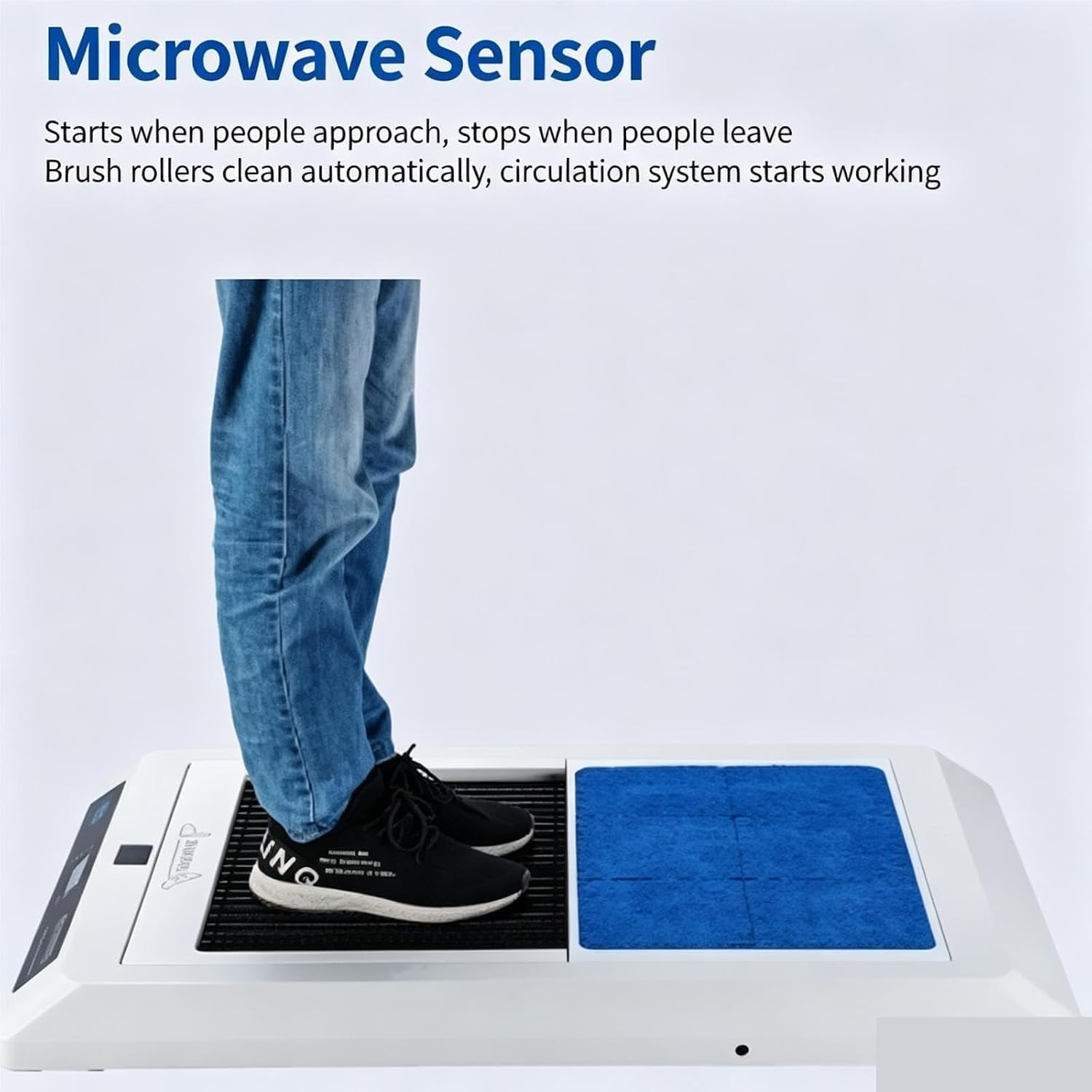KEhtu Machine Automatique Intelligente De Nettoyage De Semelles De Chaussures, Machine À Gratter Les Bottes
