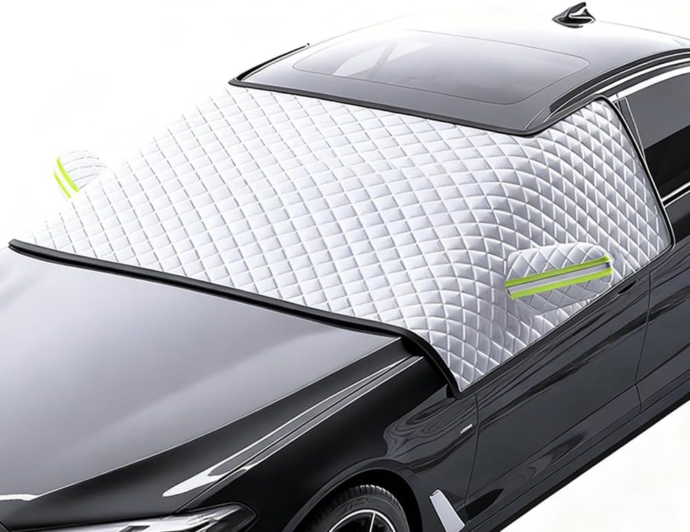 Car Windshield Cover for Ice and Snow for Aptera Delta Pre-Production, Automotive Windshield Cover with Side Window & Rearview Mirror Protector, Hail Protector Car Cover,115cm×175cm