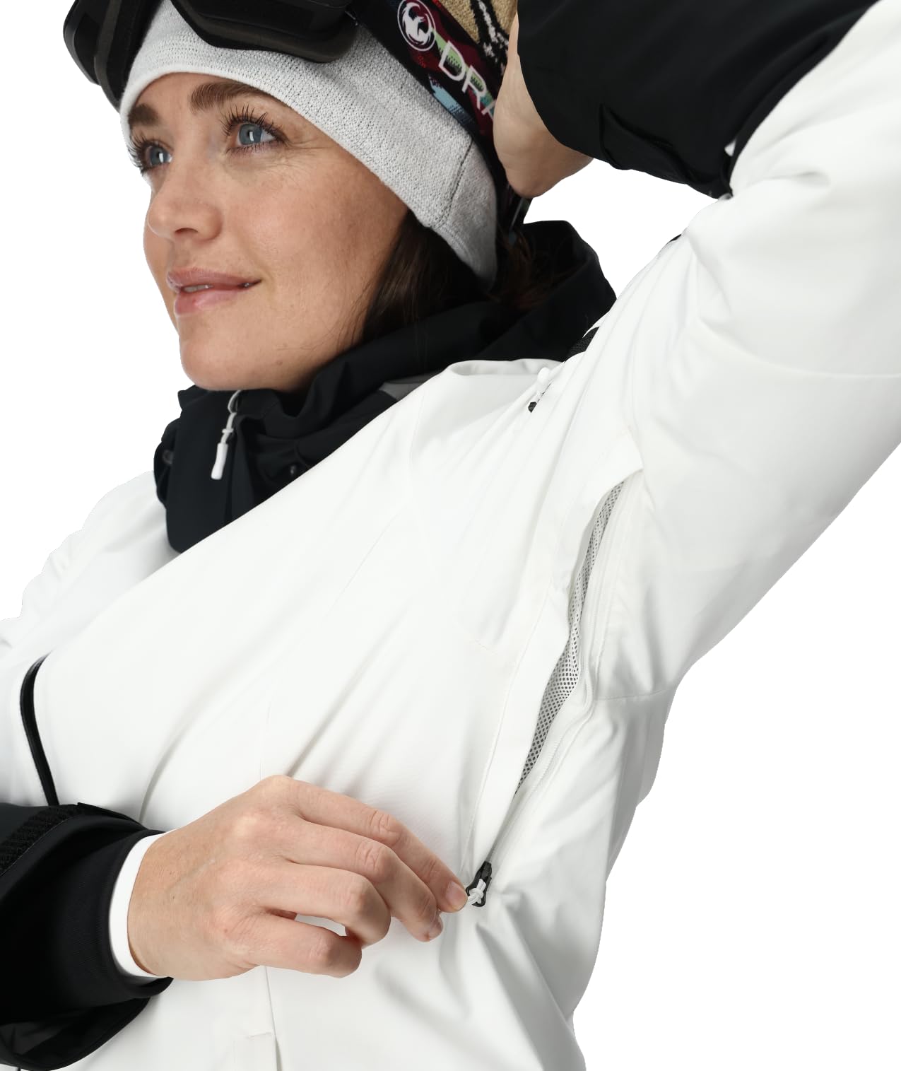 Spyder MYSTIC JACKET, Damen, WHITE, S