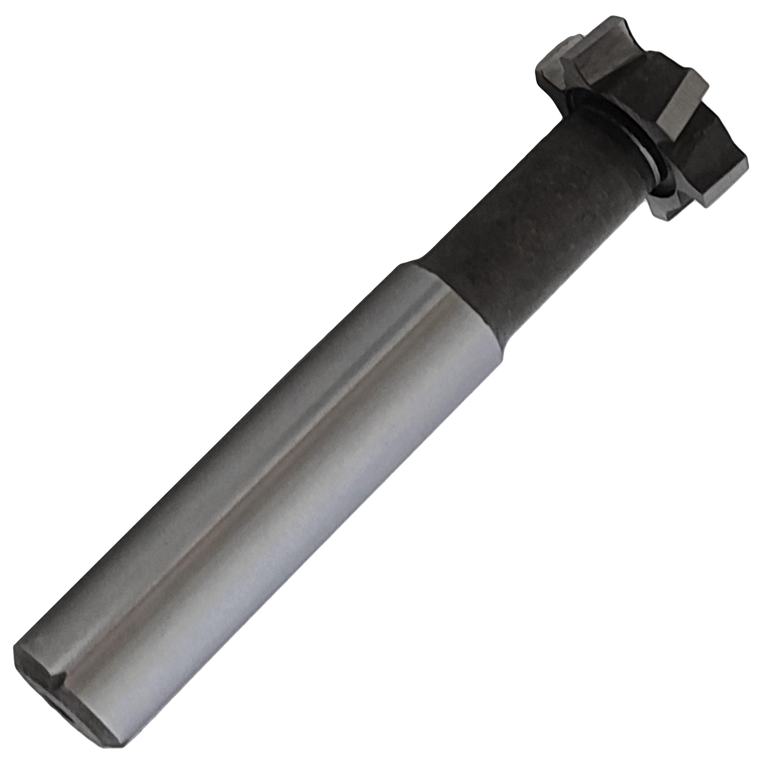 Fresa de ranura en T, fresa de chavetero de acero de alta velocidad, fresa de chavetero semicircular, vástago recto, 6 flautas(20mm x 6mm x 90mm)
