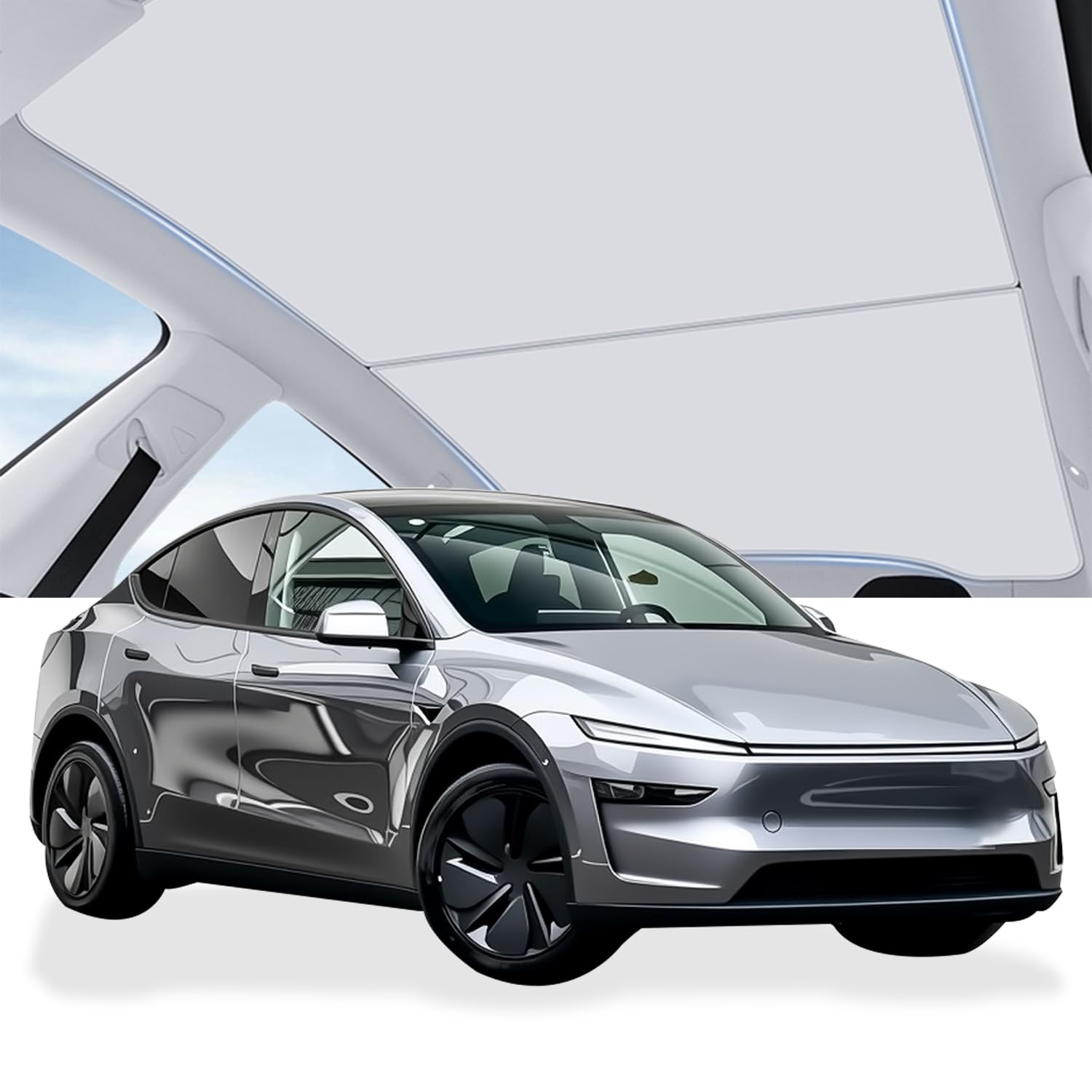 Amazon.co.jp: 2025-2026 Tesla 新モデル Y ジュニパーサンシェード