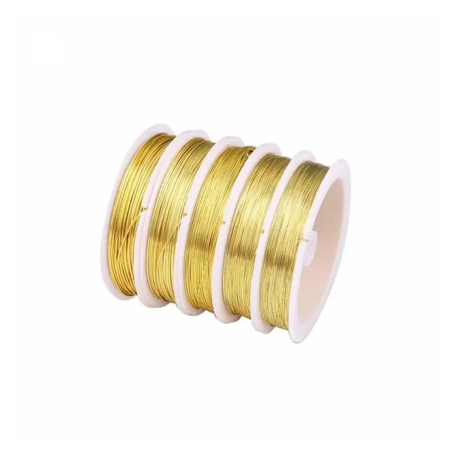 Fili di rame in ottone da 0,1 mm-3,0 mm Filo for perline for colori dorati lunghi 1-100 metri(2.5mm 5m)
