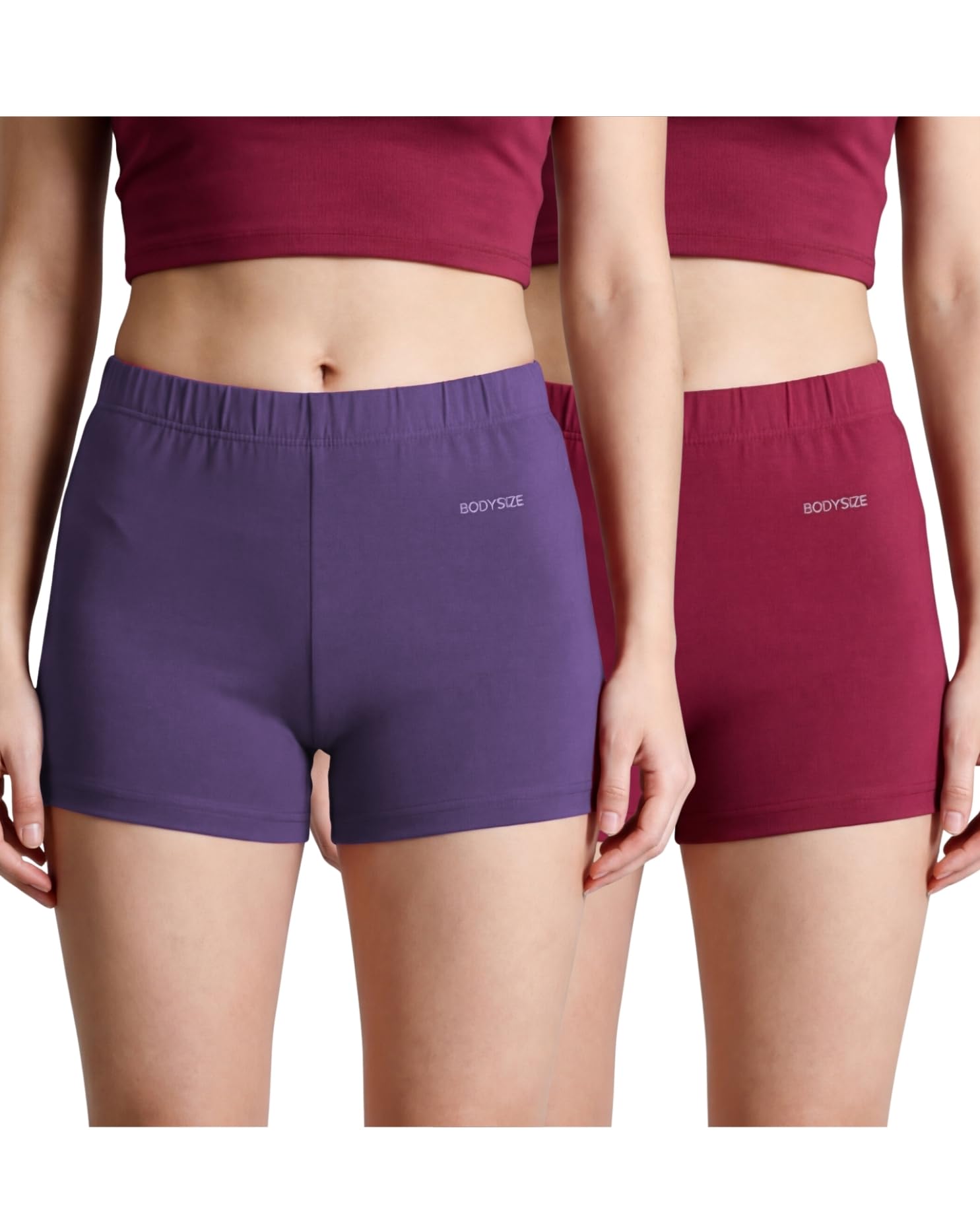Women Soft Bamboo Boyshort Cotton Panty | 2X Softer Than Cotton | Eco-Friendly Breathable, 2X Sweat Absorbent Panty Set-image-36