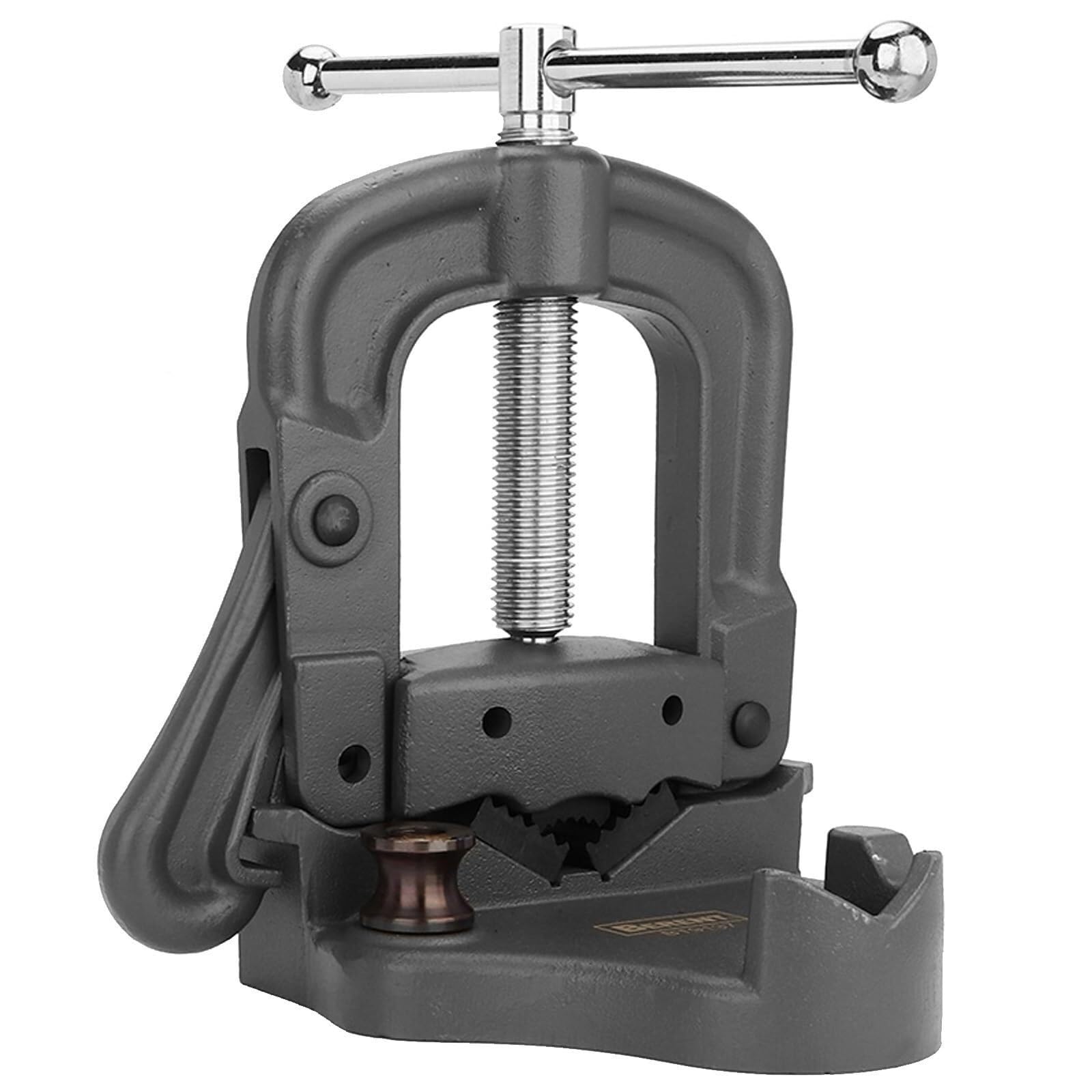 Llave de tubo ajustable resistente con mango fijo para sujetar piezas de trabajo cilíndricas
