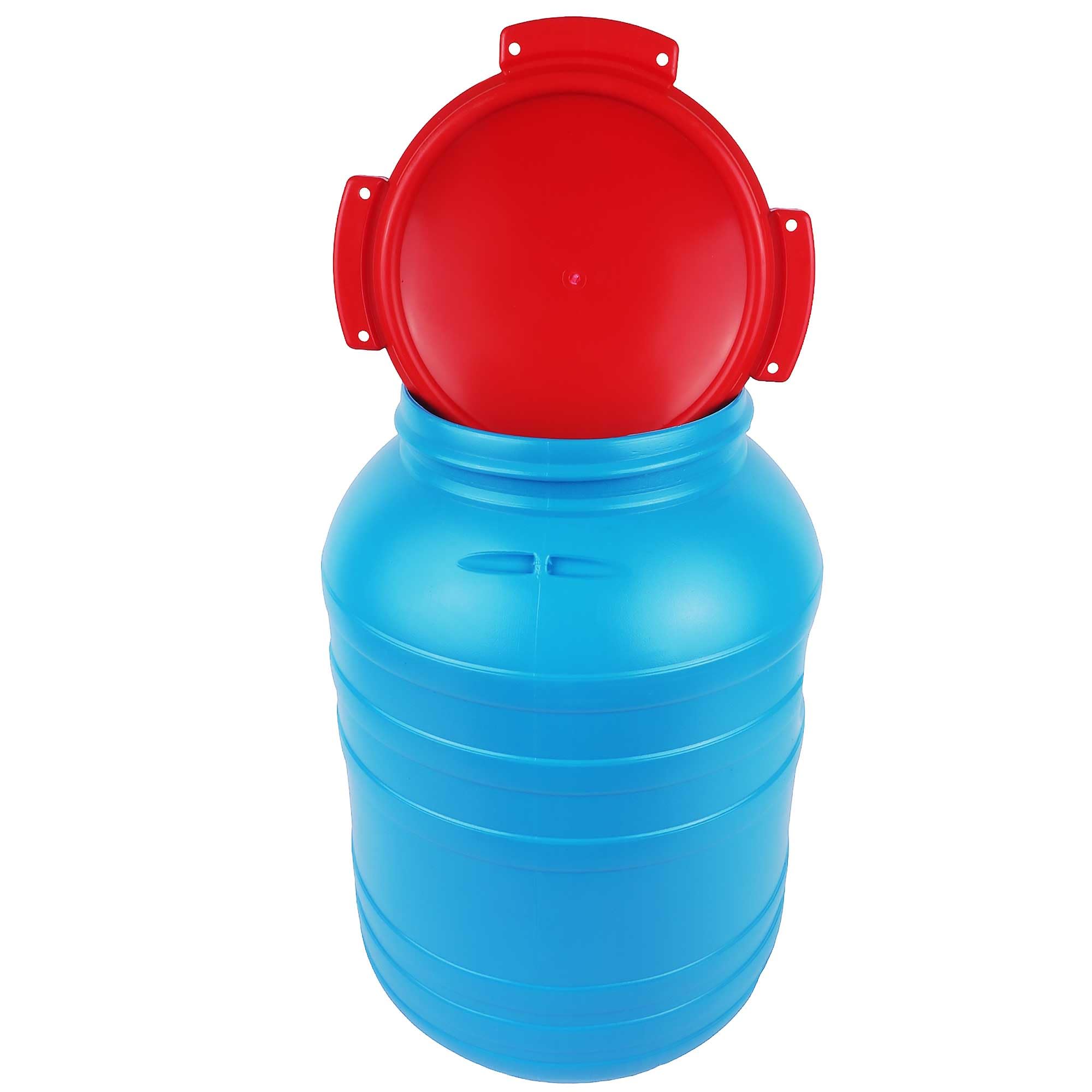 Weithalsfass 30 l Sauerkrautfas Regen Fass Gepäcktonne Silagefass Camping Plastikfass, Fass aus HDPE-Kunststoff mit Deckel, Deckelfass, Spundfass, multifunktionales, Universalfass, Wasserfass