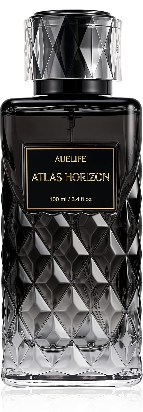 Cologne for Men, Alcohol-Free Long Lasting Perfume, 100ml / 3.4 Fl Oz | Atlas Horizon Woody Spicy Scent with Citrus, Cardamom, Pepper, Patchouli & Ambergris, Day & Night Wear, Gifts for Him & Dad