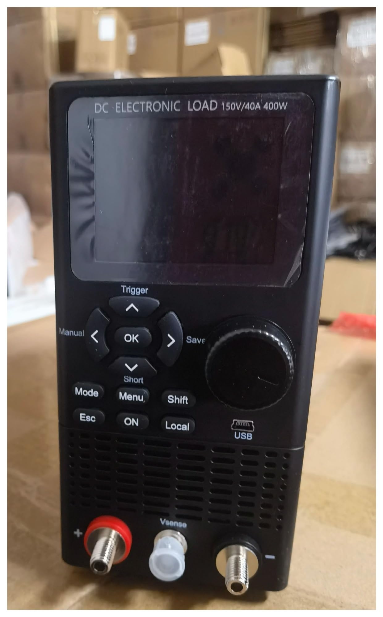 Testeur de charge électronique CC, 500 V, 15 A, 400 W, RS232, capacité batterie, résistance interne Mesure de résistance(8510D)