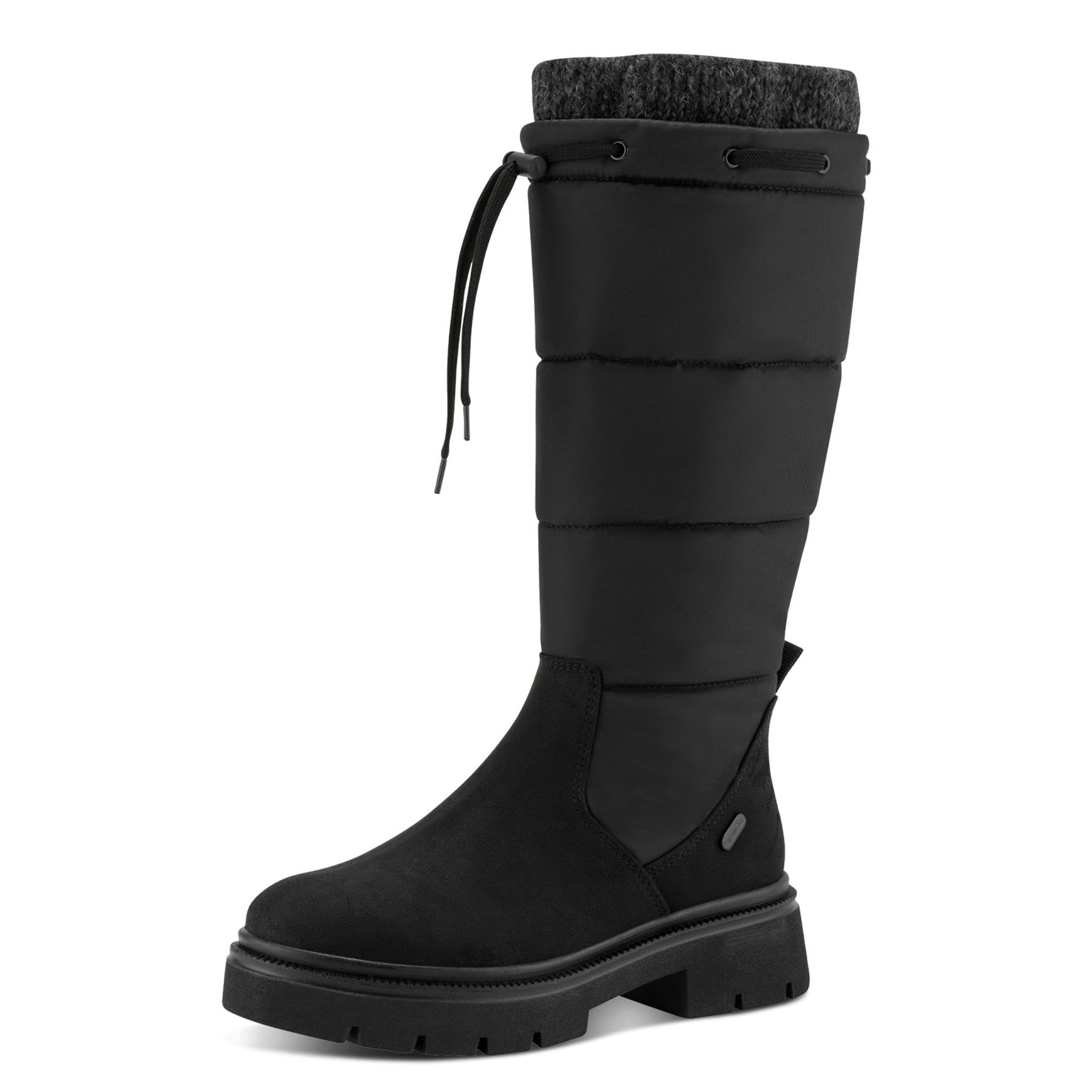 MARCO TOZZI Women's Long Boot 2-26281-45 Snow Boots, Black Comb, 37 EU, Black (Black Comb), 5 UK